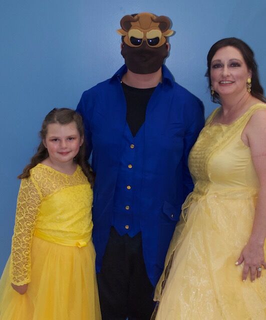 Baileigh at Belle with the Beast and Ms. Sherry